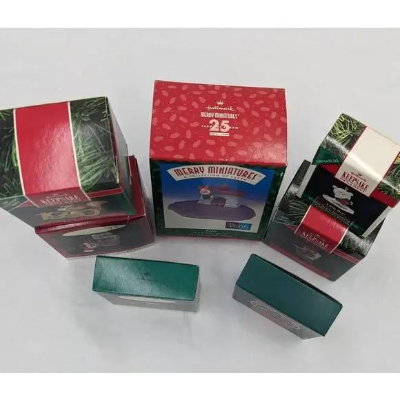 Hallmark Ornaments Keepsake Vintage Age Collection Chipmunk Pooh Piglet W/Boxes - Picture 5 of 12